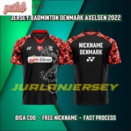 Axelsen Denmark 2025 Badminton Jersey Tshirt peilua