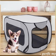 [PerfkMY] Portable Pet Dog Playpen Foldable Cat Dog Crate Carrier Ventilation Dog Kennel Pet Travel 