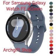 Curved silicone strap for Samsung Galaxy Watch FE 40mm