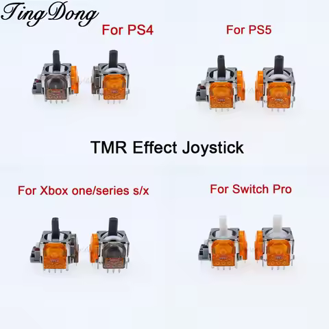 1PC Replacement TMR Effect Joystick 3D Analog Stick for DualSense PS5 PS4 for Xbox Series X/S for NS