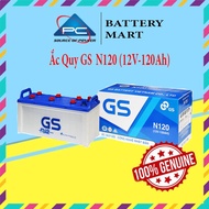 Bình Ắc Quy Nước 12V-120Ah Ắc Quy Ô Tô GS N120