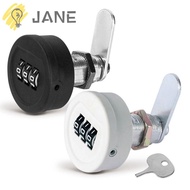 JANE Password Lock, 3 Digital Code Anti-theft Combination Lock,  Hardware Zinc Alloy Security Drawer Lock Cupboard Drawer