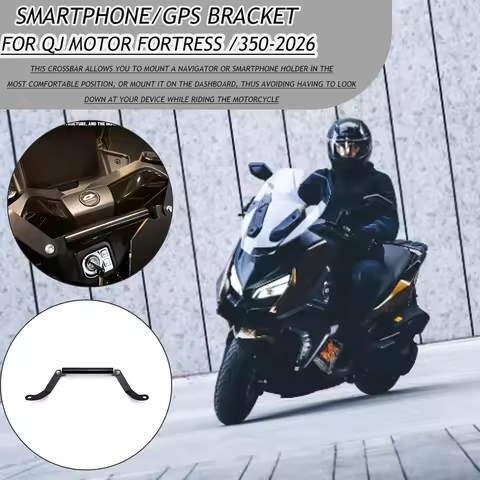 For QJ Motor Fortress 350 / Fort 350 EVO 2026+Motorcycle Mobile Phone Mount Fortress350/ Fort350 EVO