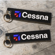 GANTUNGAN Cessna Embroidered Keychain