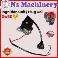 Mesin Rumput Plug Api Gx50 Ingnition Coil Brush Cutter Gx50 Plug Coil Mesin Rumput