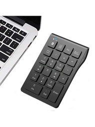可充電的無線數字鍵盤,適用於筆記本電腦平板windows 22鍵外接數字鍵盤資料輸入