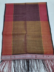 Ulos ragi hotang tenun tangan pakaian pria adat batak toba