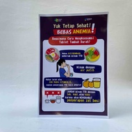 ANEMIA Leaflet BONUS Health Poster: Anemia Poster for Pregnant Women - How to Drink TTD