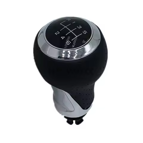 For Audi A4 S4 B8 8K A5 8T Q5 8R S Line 2007-2015 New 6 Speed Leather Gear Shift Knob Manual Leather