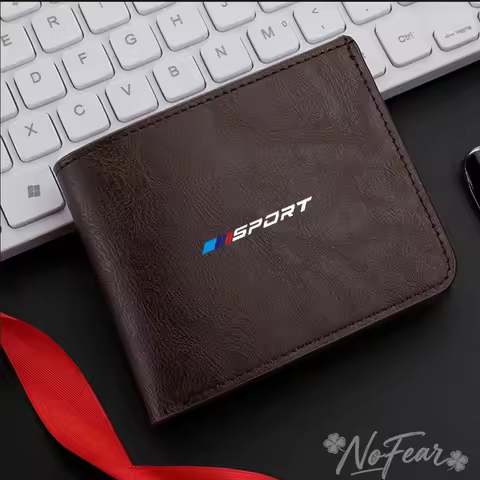 Leather Car Wallet Car Credit Card Holder Multifunctional For BMW 1 3 5 Series G30 G20 F30 F10 E60 X