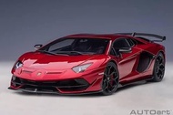 1/18 1:18 AutoArt LAMBORGHINI AVENTADOR SVJ ROSSO EFESTO/METALLIC RED