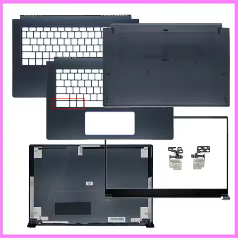 For MSI Prestige 15 P15 MS-16S3 MS-16S6 PS63 Laptop LCD Back Cover/Front Bezel/Palmrest/Bottom Case/