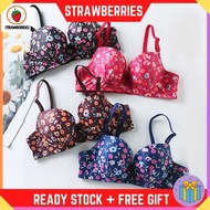 Women Size 34-38 B Cup Erica Flower Under Wired Bra Lingerie Baju Dalam Wanita [L25676]