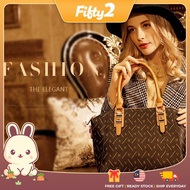 Ready Stock FIFTY2 FM2646 Premium Leather Shoulder Bag Luxury Handbag Women Sling Bag Beg