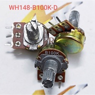(Combo of 5 pieces) Single WH148 B100K Potentiometer - Potentiometer