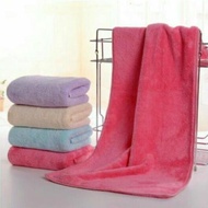 Fleece bath towel 50x100 cm love