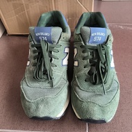 sepatu New Balance NB 574 green hijau preloved Original