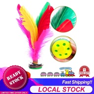 [Choo Choo Toy] Colorful Feathers Foot Kick Shuttlecock Traditional Toy Game Childhood Sports Capteh