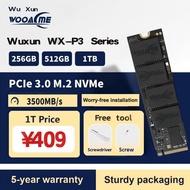 SSD  M.2 2280 NVMe  PCIe 3.0 x4 WOOACME WX-P3  SSD SLC Cache TLC 521GB for laptop PC