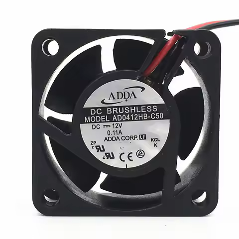 ADDA AD0412HB-C50 DC 12V 0.11A 40x40x20mm 2-Wire Cooling Fan