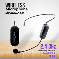 Wireless Microphone Headset imam kotbah 2.4GHz Headset Bando CS plus Receiver Headworn SI01VC7CSK25B