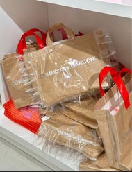 Cdg girl tote bag