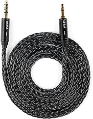4.4mm to 3.5mm Audio Cable 4.2ft, KBEAR 08Plus Aux Cord Male to Male OFC Braided Stereo Jack Cable H