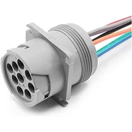 Automotive Electrical connectors 9 Pin De*UTS*ch New R/OH/S Auto Electronic Connector Diagnosctic To