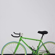 【WVH】-4X Bike Bullhorn Handlebar Aluminum Alloy 25.4mm 390mm Bicycle Handlebar for Fixed Gear Bike R