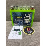 BATTERY MOTORCYCLE YTZ6V YTZ7V SEAL / GEL BATTERY HIGH QUALITY SC 64 PRO Battery RS RSX RS150 VARIO 