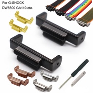 316L Full Stainless Steel Watch Strap Adapter for Casio G-SHOCK DW5600 GA110 22mm to 16mm Connectors