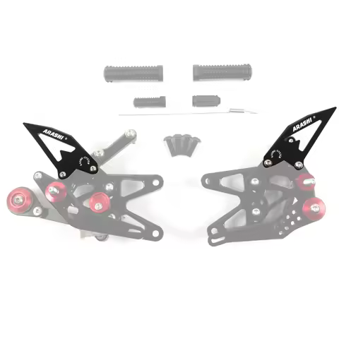Arashi Universal Rearset Adjustable Footrest Motorcycle Replacement Spare Part