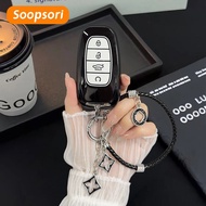 Soopsori TPU Car Key Case For FAW Hongqi H5 2021 2022 2023 Hongqi H5 Auto Remote Key Case Cover Inte