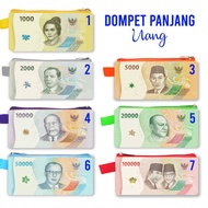 Dompet Panjang Uang Tidak Dilipat Dompet Motif Uang Dompet Souvenir