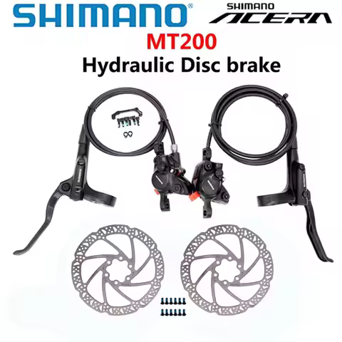 Shimano MT200 MTB Mountain Bike Hydraulic Disc Brake set Included MT200 Brake Lever Disc Brake Calip