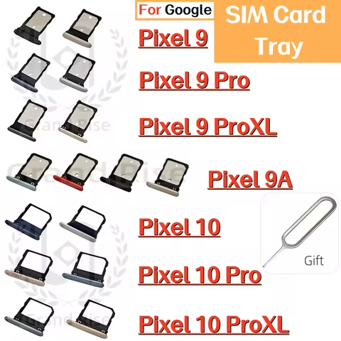 New SIM Card Tray for Google Pixel9 Pixel9A Pixel9Pro XL Pixel10 Pixel10Pro Pixel10 Pro XL SIM Card