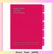 A4 Size 5-Part Holder [Rose] 500103-544