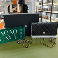 (荃灣實體店🌈) Chanel WOC 羊皮 黑金 鏈條包 單肩包 錢包🖤