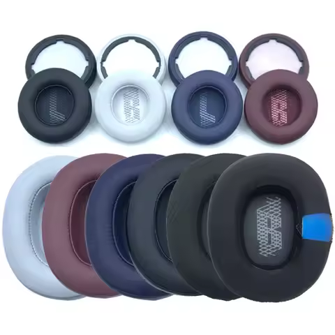Replacement Ear Pads for JBL LIVE400BT/460NC Headphones Cushions Cover Memory Foam Earmuff