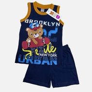 Q&KBaby Boy Set 0-36 Month  Kanak2 Baju Singlet &Seluar Pendek Set New Born hinga 3Tahun.