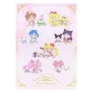 日本製美少女戰士 Sailor Moon文件套 A4 文件夾 單口袋文件存儲收納文件夾 平行進口 - PINK SANRIO  X HELLO KITTY KUROMI MY MELODY 玉桂狗