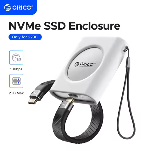 ORICO M.2 2230 NVMe SSD Enclosure USB C 3.2 Gen 2 Type-C 10Gbps to NVMe PCI-E Adapter Aluminum Exter