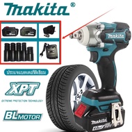 Makita DTW300 ประแจผลกระทบไร้สายแบบชาร์จไฟได้ แรงบิดสูงสุด 580N.m แรงบิดที่แข็งแกร่ง การทํางานด้วยมื