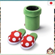 [From Japan] Super Mario Home &amp; Party Room Slippers (Piranha Plant/ Warp Pipe)