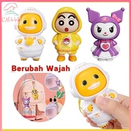 GANTUNGAN Face Swap Doll Toy Character Expression Keychain