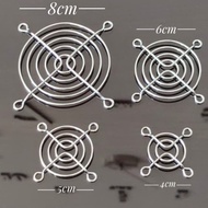 Grill Fan Safety Net Stainless Steel Metal Fan Cover 4cm 4x4