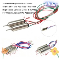 HILDAR DC Motor, Multistyles Metal High-Speed Coreless Motor,  412 612 614 716 720 8520 1015 1020 71