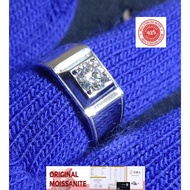 Original Moissanite Diamond Ring 1ct 6.5mm 2 List Original Silver GRA Certificate