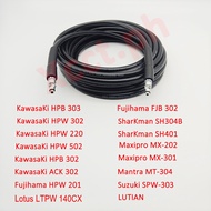 Pressure Washer Hose 10 Meters compatible for Kawasaki Fujihama hpw302 hpw220 hpw502 ack302 hpb302 hpw201 fjb302