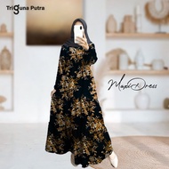 promo gamis terbaru 2023 monalisa premium motif  bunga kecil litle